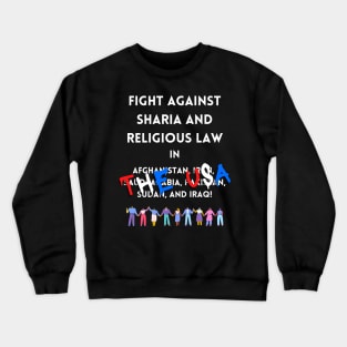 Fight Religious Law in the USA - Graffiti Pro Choice Crewneck Sweatshirt